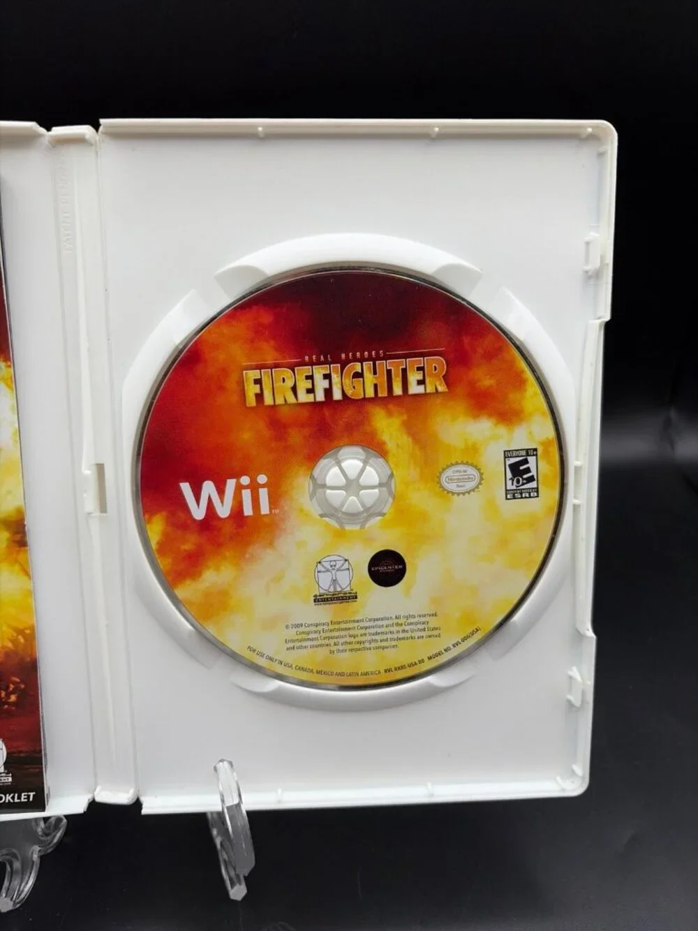 Real Heroes Firefighter Nintendo Wii 2009 w/ Manual Complete CIB Tested Working